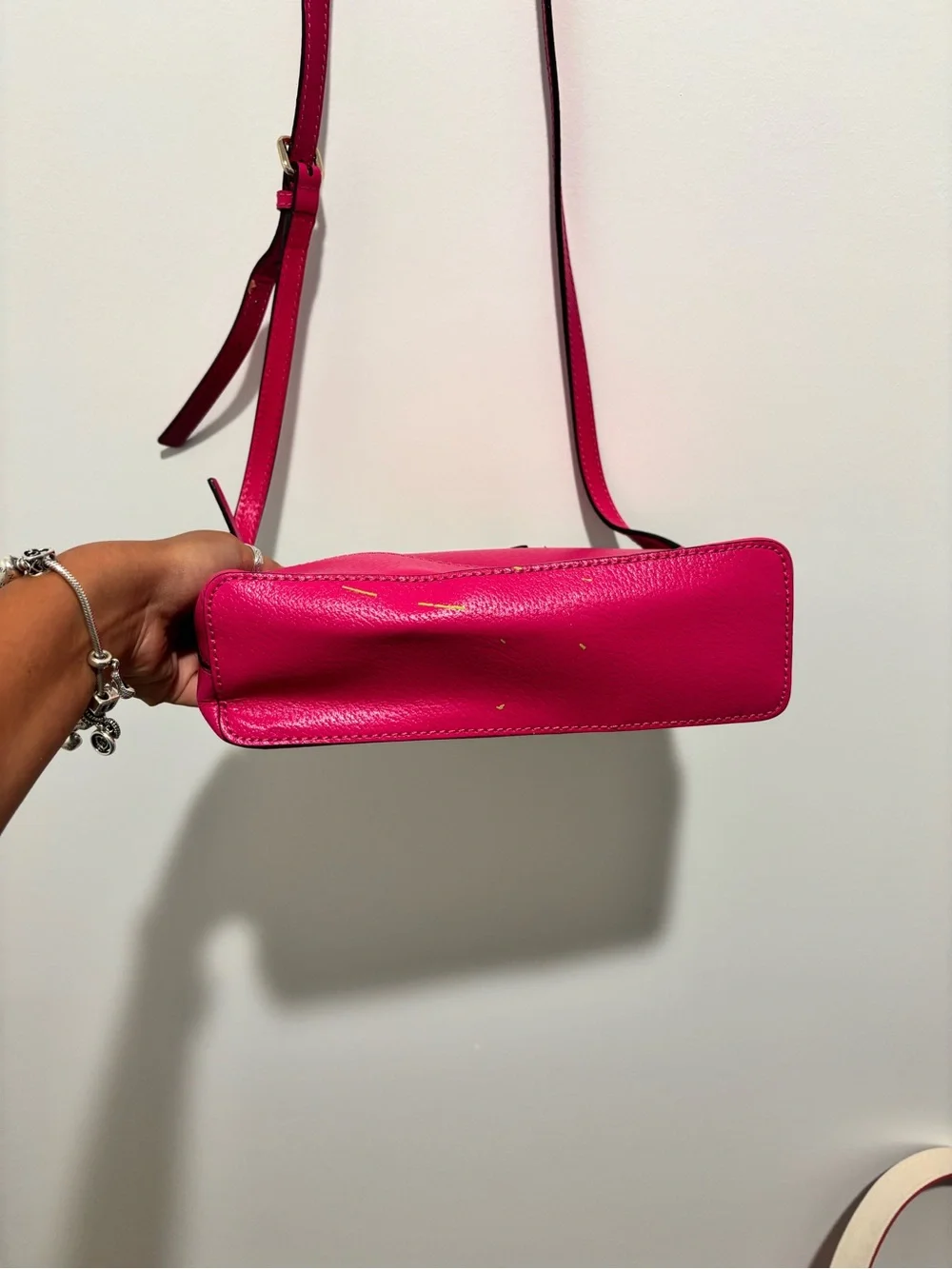 💕Kate Spade Hot Pink Leather Crossbody Bag💕
